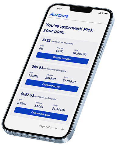 Avvance Financing App